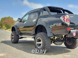 (11 cm) Wide fender flares wheel arches for MITSUBISHI L200 2005-2010 4-DOOR