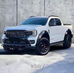 2023+ T9 NEW SHAPE Ford Ranger Wildtrak Extra Wide Arch Kit Gloss Black Raptor