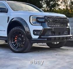 2023+ T9 NEW SHAPE Ford Ranger Wildtrak Extra Wide Arch Kit Gloss Black Raptor