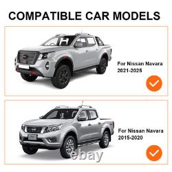 26mm Wide Wheel Arches Fender Flares For Nissan Navara Np300 2015-2025 Ad Blue