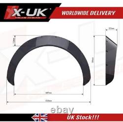 2X 4.7 12cm Universal muscle Car Fender Flares Extra Wide Body Wheel Arches