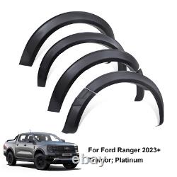 35MM Wide Wheel Arch Kit Fender Flares Styling For Ford Ranger 2023-2025 Black