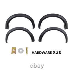 35MM Wide Wheel Arch Kit Fender Flares Styling For Ford Ranger 2023-2025 Black