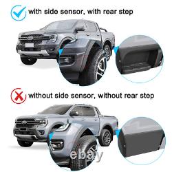 35mm Wide Wheel Arches Extensions Kit For Ford Ranger 2023-2024 T9 Matte Black