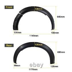 35mm Wide Wheel Arches Extensions Kit For Ford Ranger 2023-2024 T9 Matte Black