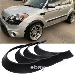 4.5 Fender Flares Extra Wide Body Flexible Wheel Arches For Kia Soul Hatchback