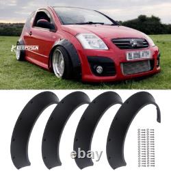 4.5 Fender Flares Wheel Arch Wide Body Kits Cover For Citroen C2 C3 C4 C5 DS3