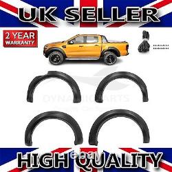 4 Pcs Wide Body Wheel Arches Set For Ford Ranger T6 T7 Fender Flares Kit 2014-19