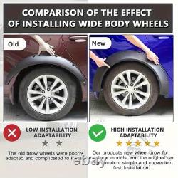 4PC/Set Car Fender Flares Extra Wide Body Kit Wheel Arches Cover For E90 E92 E93