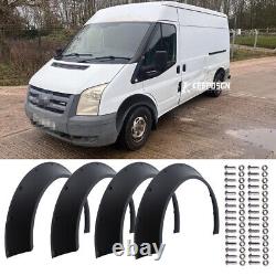 4Pcs 4.5 Fender Flares Extra Wide Body Kit Wheel Arches For FORD TRANSIT MK7