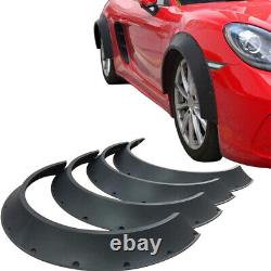 4Pcs 800mm Car Fender Flares Extra Wide Body Wheel Arches Black For Kia Optima