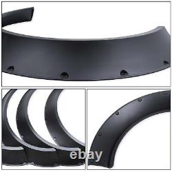 4Pcs 800mm Car Fender Flares Extra Wide Body Wheel Arches Black For Kia Optima