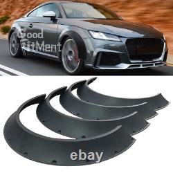 4Pcs 800mm Fender Flares Extra Wide Body Wheel Arches For Audi TT MK1 MK2 RS