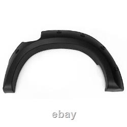 4Pcs Black Wide Wheel Arches Fender Flares Body Kit For Toyota Hilux Vigo 05-14