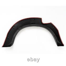 4Pcs Black Wide Wheel Arches Fender Flares Body Kit For Toyota Hilux Vigo 05-14