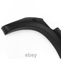 4Pcs Black Wide Wheel Arches Fender Flares Body Kit For Toyota Hilux Vigo 05-14