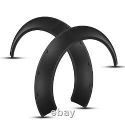 4Pcs Fender Flares Extra Wide Body Wheel Arches 4.5'' For Fiat 500 Abarth Panda