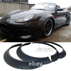 4Pcs Fender Flares Extra Wide Body Wheel Arches Cover 4.5'' For Porsche Boxster