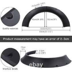 4Pcs Fender Flares Extra Wide Body Wheel Arches Mudguards For Audi A5 S5 A4 A6