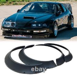 4Pcs Fender Flares Flexible Extra Wide Body Wheel Arches 4.5'' For Honda Prelude