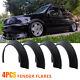 4pcs Fender Flares Flexible Extra Wide Body Wheel Arches 4.5'' For Vw Jetta Gti