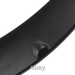 4Pcs Flexible Car Fender Flares Extra Wide Body Wheel Arches Universal Black