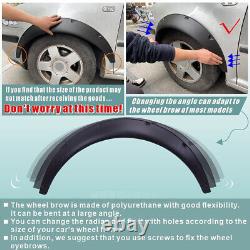 4Pcs For Audi A3 RS3 A4 S4 A4 A5 A6 Fender Flares Extra Wide Body Wheel Arches