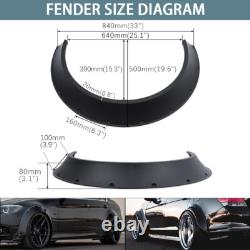4Pcs For Audi A3 RS3 A4 S4 A4 A5 A6 Fender Flares Extra Wide Body Wheel Arches