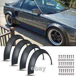 4Pcs For Toyota MR2 MK1 Fender Flares Extra Wide Body Wheel Arches Extension Kit