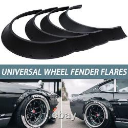 4X 3 Fender Flares Extra Wide Body Kit Wheel Arches Protector For Cadillac CTS