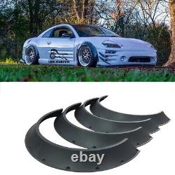 4X Car Fender Flares Extra Wide Body Kit Wheel Arches For Mitsubishi Eclipse GT