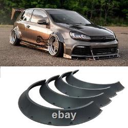 4X Fender Flares Extra Wide Body Kit Wheel Arches Protector For VW GOLF Mk6 Mk5