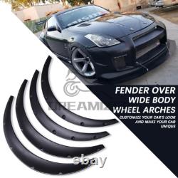 4X Flexible Fender Flares Arch Extra Wide Wheel Arches For VW Caddy MK1 MK2 Golf