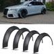 4x Flexible Fender Flares Extra Wide Wheel Arches Body Kit For Audi A6 C6 C7 C8