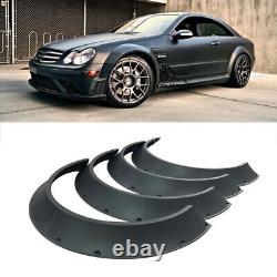 4X Flexible Fender Flares Extra Wide Wheel Arches Body Kit For Benz W204 W205