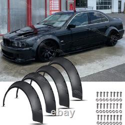 4X For 5 Series E39 E60 E61 Flexible Fender Flares Extra Wide Body Wheel Arches