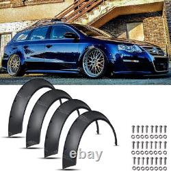 4X For VW Passat B6 R36 Flexible Fender Flares Extra Wide Body Wheel Arches Kit