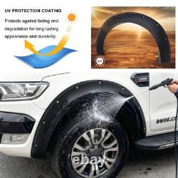 4mm Wide Wheel Arches Fender Flares Kit For Ford Ranger 2015-2018 T7 Xlt Limited