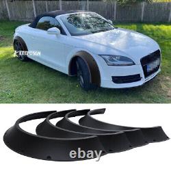 4pcs 4.5 Fender Flares Extra Wide Body Kit Wheel Arches For Audi TT MK1 MK2