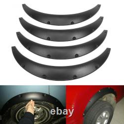 4pcs 90mm/3.5in Universa ABS Flexible Fender Flares Wide Wheel Brow Arches