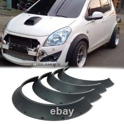 4pcs Flexible Fender Flares Extra Wide Wheel Arches Body Kit For Suzuki Splash