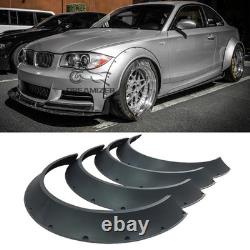 4pcs Flexible Fender Flares Extra Wide Wheel Arches Kit For 1 Series E81 E87 E88