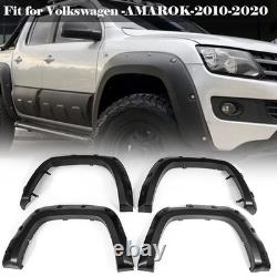 4pcs WIDE FRONT & REAR WHEEL ARCHES FENDER FLARES BODY KIT FOR VW AMAROK 2010-20