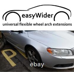4pcs universal JDM fender wheel arches flare extension flares wide PVC trim
