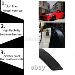 4x 2'' 50mm Universal JDM Fender Flare Widened Wide Body Wheel Arch ABS Car