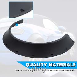 4x 890mm Fender Flares Extra Wide Body Kits Wheel Arches Cover For Peugeot RCZ