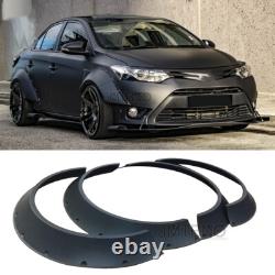 4x Fender Flares Extra Wide Body Wheel Arches 4.5'' For Toyota Yaris Corolla SE