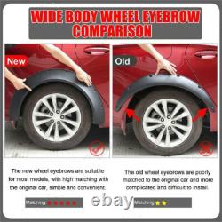 4x Fender Flares Extra Wide Body Wheel Arches 4.5'' For Toyota Yaris Corolla SE