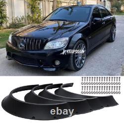 4x Fender Flares Extra Wide Body Wheel Arches For Mercedes Benz C-Class E-Class