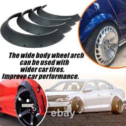 4x Fender Flares Extra Wide Body Wheel Arches Mudguards For VW Passat B5 B6 B7